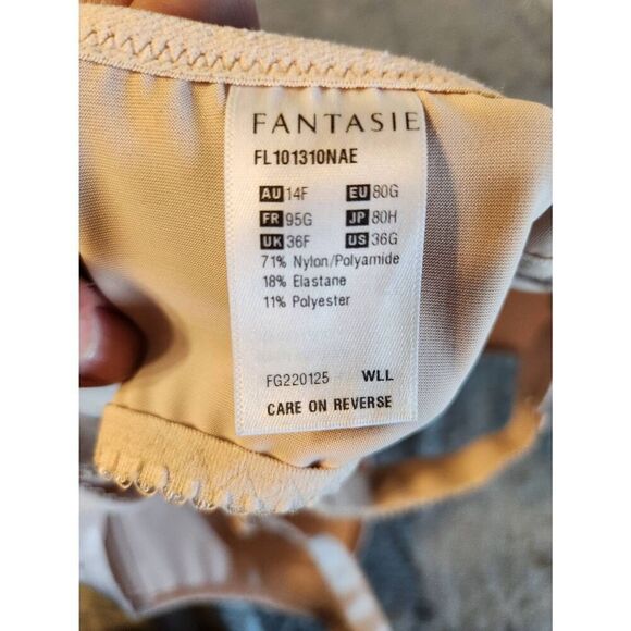 Fantasie: Rebecca Essentials Spacer T-Shirt Bra FL101310 Nude size 36G - Picture 3 of 3